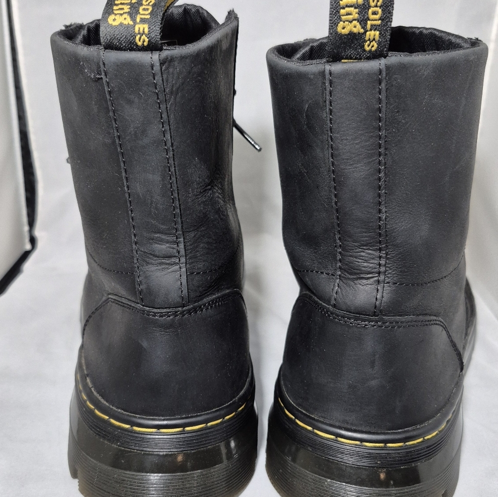 DR.MARTENS COMBS Leather Casual Boots 8 Eyelet Men's Size 13 - Picture 9 of 13